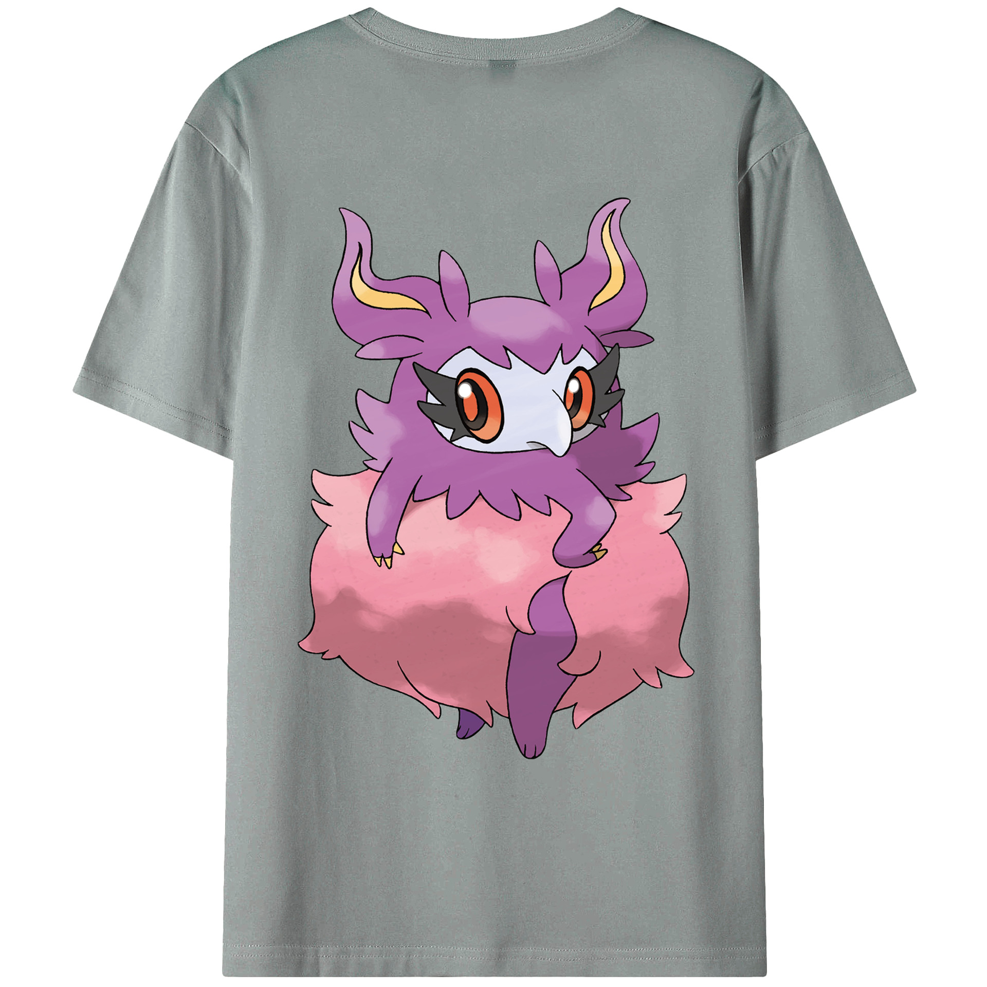 （画像用） ポケットモンスター Pokémon 綿100％ メンズ半袖Tシャツ（バックプリント） 通気性